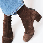 Catriona | Square Toe Heeled Boots