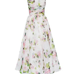 Karlee | Elegant Printed Strapless Dress