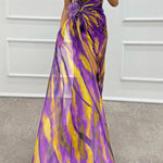 Lorna | Vibrant Draped Dress
