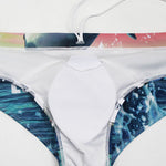 Mens Paded Racing Swimming Briefs