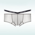 Men's Transparent Ice Silk Waistband Separate Briefs