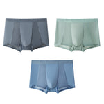 3 Pack Men's Soft Antibacterial Cooling Breathable Air Conditioner Trunks