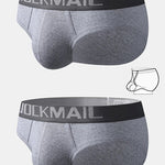 2 Pack Men's Sexy Cotton Support Contour Pouch Briefs