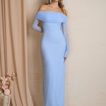 DARCIE™ - Off Shoulder Ruched Sequin Bodycon Evening Gown