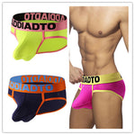 2 Pack Men's U-Pouch Mesh Low-Rise Briefs