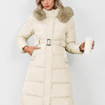 LEYLA™ - Stylish Plush Coat with Waist Tie for Cozy Fall & Winter
