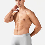 3 Pack Men's Cool Ice Silk Mesh Seamless Comfort Trunks