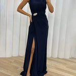 Karlee | Elegant High Collar Dress