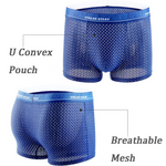 4 Pack Mesh Breathable Ice Silk Underwear Boxer