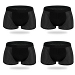 4 Pack Mesh Breathable Ice Silk Underwear Boxer
