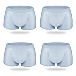 4 Pack Mesh Breathable Ice Silk Underwear Boxer