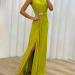 Karlee | Elegant High Collar Dress