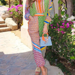 Neila | Tropical Look Colorful Unique Shirt