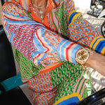 Josephine | Tropical Look Colorful Unique Shirt
