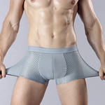 4 Pack Mesh Breathable Ice Silk Underwear Boxer