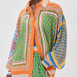 Neila | Tropical Look Colorful Unique Shirt