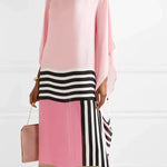 Regan | Pink Candy Stripe Kaftan