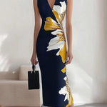 Lily | Beach Glam Elegant Workplace Festival Midi Dress