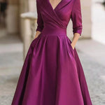 Eliana | Satin Midi Dress