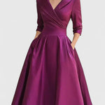 Yan | Elegant Midi Dress
