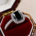 Midnight Glam Zirconia Ring