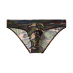 2 Pack Men's Classic Camo Mesh U-Shaped Pouch Breathable Briefs
