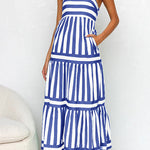 Rosalyn | Color Block Maxi Dress