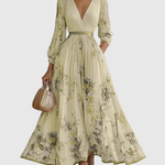 Fern | Elegant Pleated Maxi Dress