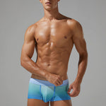 Men’s Spliced Lines Trunks in Ombre