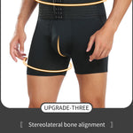 Men's Tummy Control Boxer Briefs with Open Fly