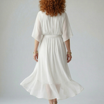 Alanna | Light Drape Midi Dress