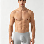 4 Pack Men's Seamless Ice Silk Quick-Dry U-Pouch Cooling Touch Boxer Briefs