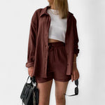 Promise | Color Summer Outfit - Top and Shorts