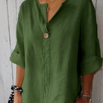 Idalia | Casual V-Neck Blouse