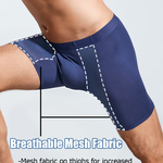 2 Pack Men’s Long Athletic Boxer Briefs