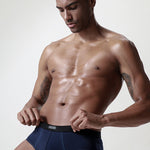 4 Pack Cotton Support U Convex Pouch Briefs