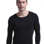 Mens Ultra Soft Low Cut V-Neck Thermal Shirt