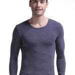 Mens Ultra Soft Low Cut V-Neck Thermal Shirt
