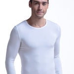 Mens Ultra Soft Low Cut V-Neck Thermal Shirt