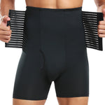 Men's Tummy Control Boxer Briefs with Open Fly