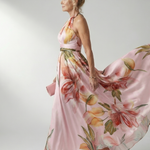 Amelia | Light Floral Maxi Dress