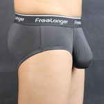 FreeLonger Men's Comfy Separate Support Pouch Briefs