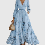 Fern | Elegant Pleated Maxi Dress