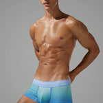 Men’s Spliced Lines Trunks in Ombre