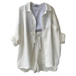 VERA™ – Modern Button-Up Shorts Set