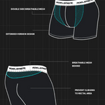 Men's Modal Sport Performance Boxers Briefs