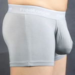 FreeLonger Men's Comfy Separate Support Pouch Trunks