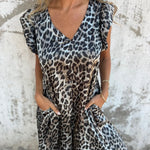 CASSANDRA™ - Trendy V-Neck Jumpsuit