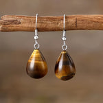 Regal Teardrop Charm Earrings