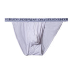 2 Pack Men's Soft Modal Bikini with U-Shaped Pouch and Stretch Waistband